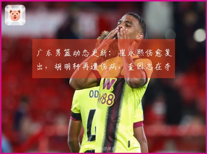 广东男篮动态更新：崔永熙伤愈复出，胡明轩再遭伤病，奎因志在夺冠